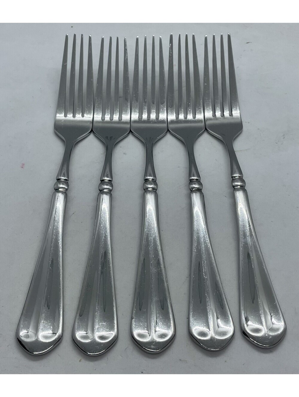 (5) Mikasa FRENCH COUNTRYSIDE Stainless Dinner Fork Lot  ~ 7 7/8”